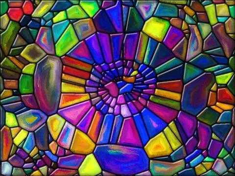Paradigm of Glass Stock Illustration
