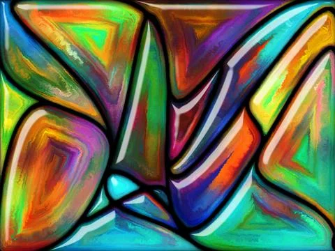 Paradigm of Glass Illustrazione stock