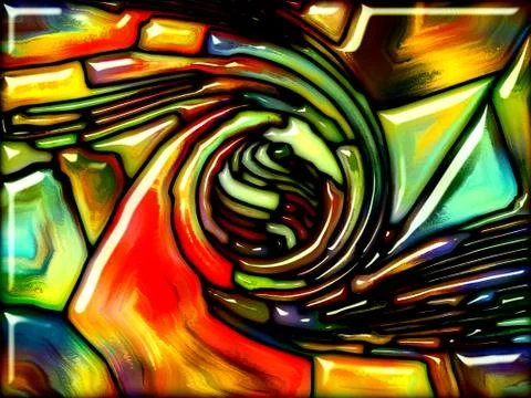 Paradigm of Glass Stock Illustration