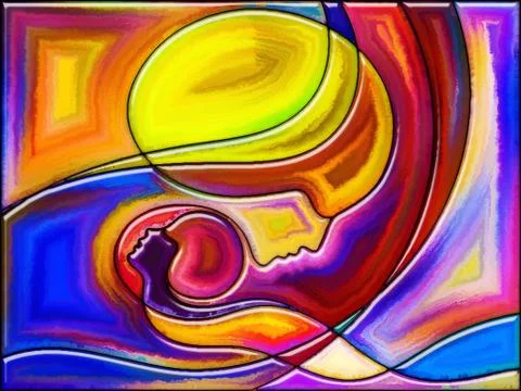 Paradigm of Glass Illustrazione stock