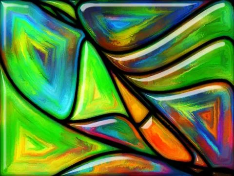 Paradigm of Glass Stock Illustration