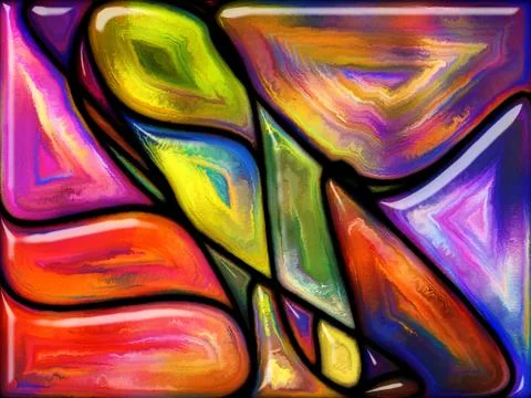 Paradigm of Glass Illustrazione stock
