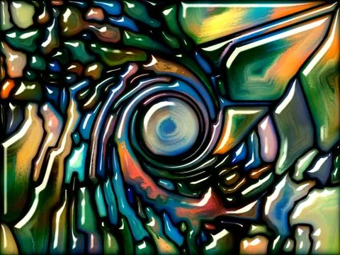 Paradigm of Glass Stock Illustration