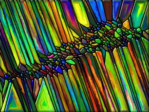 Paradigm of Glass Stock Illustration