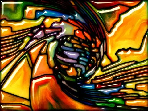 Paradigm of Glass Stock Illustration
