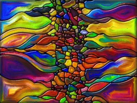 Paradigm of Glass Stock Illustration