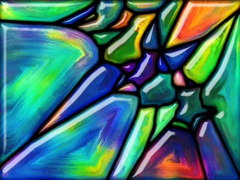 Paradigm of Glass Stock Illustration