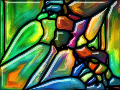 Paradigm of Glass Illustrazione stock
