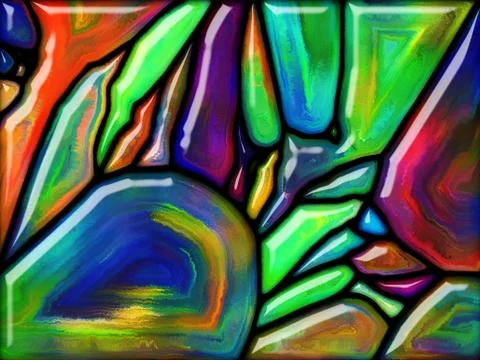 Paradigm of Glass Stock Illustration