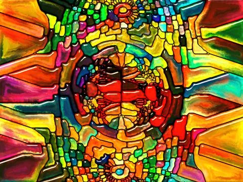 Paradigm of Glass Illustrazione stock