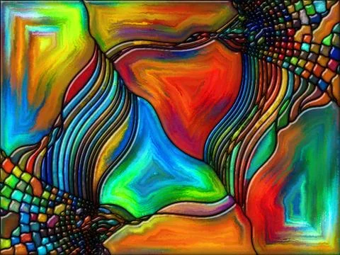Paradigm of Glass Illustrazione stock