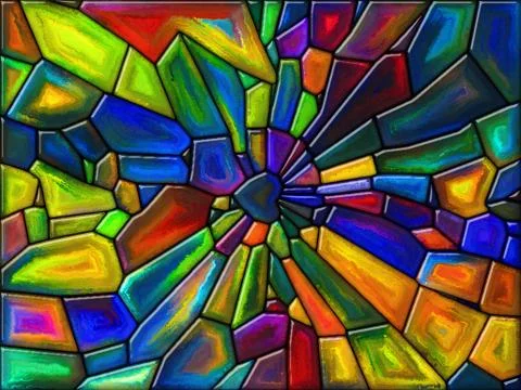 Paradigm of Glass Illustrazione stock