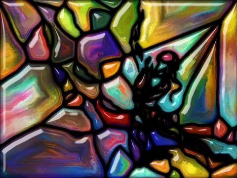 Paradigm of Glass Illustrazione stock