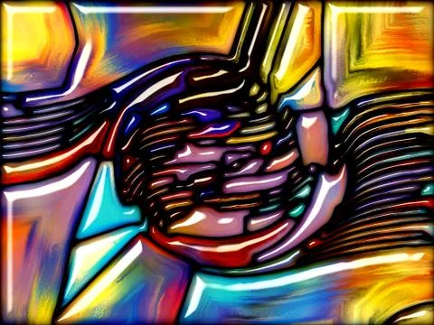 Paradigm of Glass Illustrazione stock