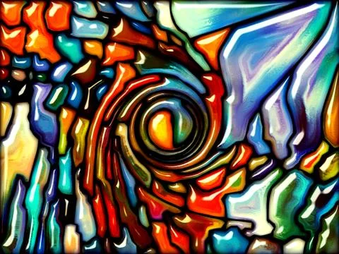 Paradigm of Glass Stock Illustration