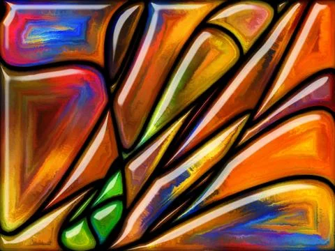 Paradigm of Glass Stock Illustration