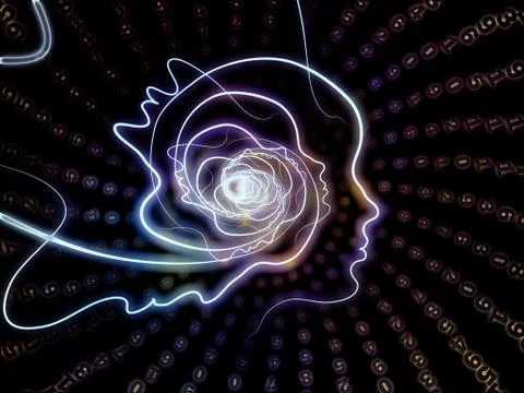 Paradigm of Human Technology Stock Illustration
