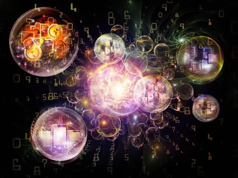 Paradigm of Information Stock Illustration