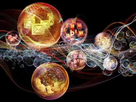 Paradigm of Information Stock Illustration