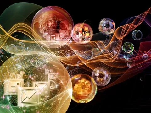 Paradigm of Information Illustrazione stock