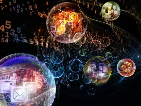 Paradigm of Information Stock Illustration