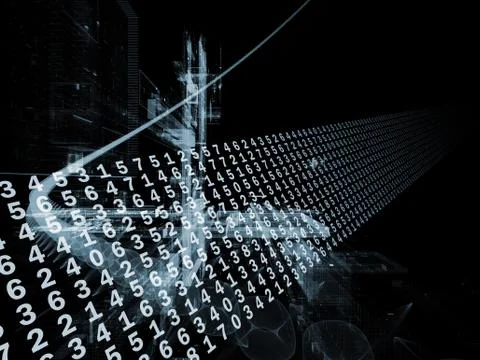 Paradigm of Information Stream イラスト素材