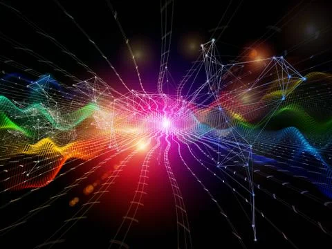 Paradigm of Information Stream Stock Illustration