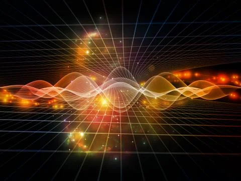 Paradigm of Information Stream Illustrazione stock