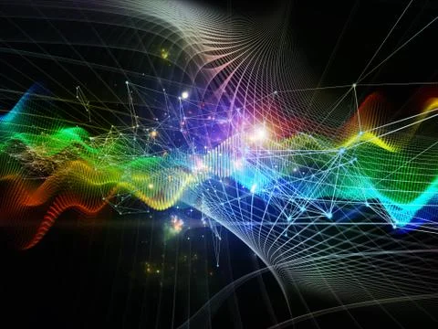 Paradigm of Information Stream Stock Illustration