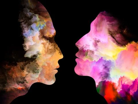 Paradigm of Inner Colors Stock Illustration