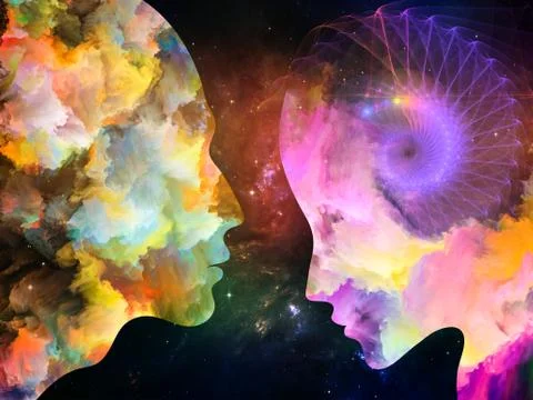 Paradigm of Inner Colors Stockillustratie