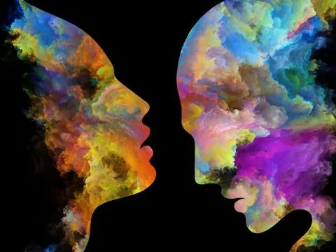 Paradigm of Inner Colors Stock Illustration