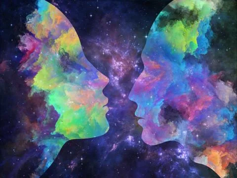 Paradigm of Inner Colors Stock Illustration