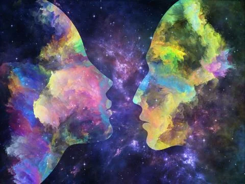 Paradigm of Inner Colors Stock Illustration