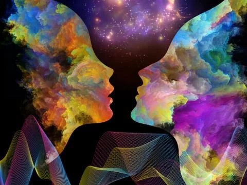 Paradigm of Inner Colors Stock-Illustration