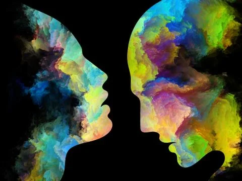 Paradigm of Inner Colors Stock Illustration