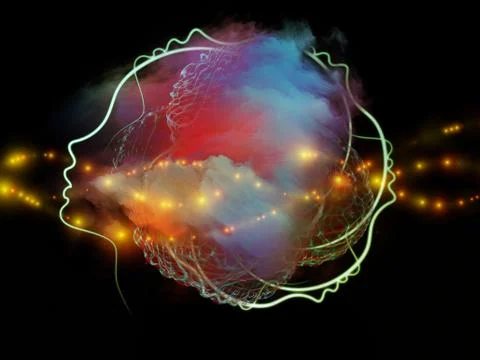 Paradigm of Inner Geometry Illustrazione stock