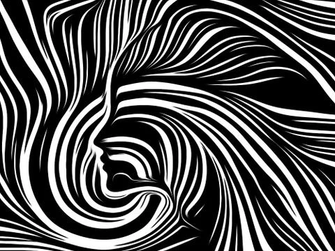 Paradigm of Inner Lines 스톡 일러스트