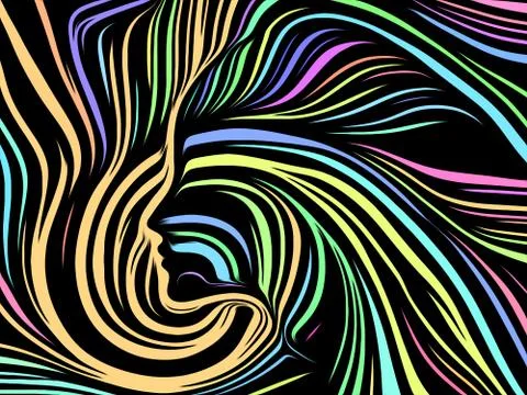 Paradigm of Inner Lines 库存插图