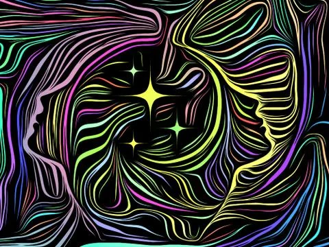 Paradigm of Inner Lines Stockillustratie