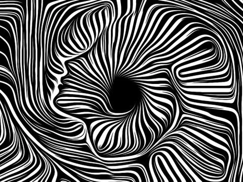 Paradigm of Inner Lines Stock Illustration