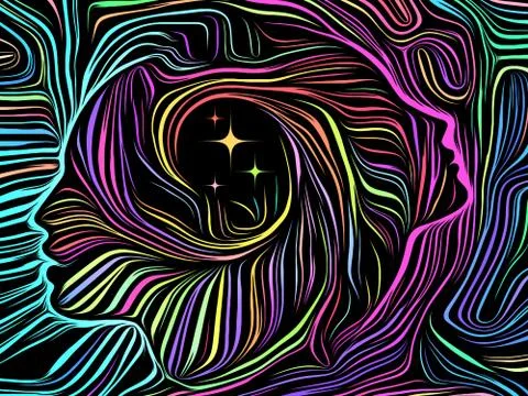 Paradigm of Inner Lines Stockillustratie