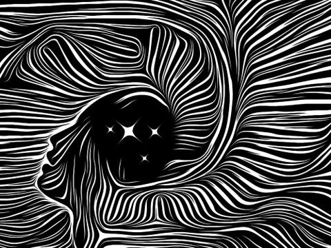 Paradigm of Inner Lines Stockillustratie