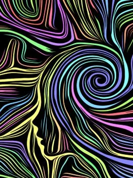 Paradigm of Inner Lines Stock Illustration