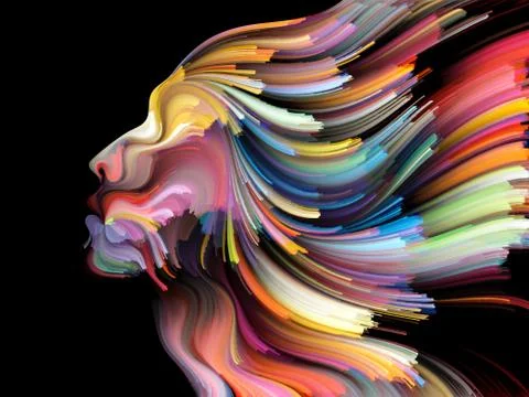 Paradigm of Inner Palette 스톡 일러스트