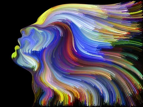 Paradigm of Inner Palette 스톡 일러스트