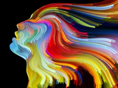 Paradigm of Inner Palette 스톡 일러스트