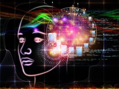 Paradigm of Intelligence Stock Illustration