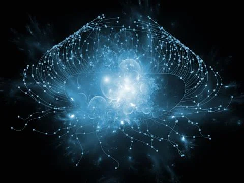 Paradigm of Interactions Illustrazione stock