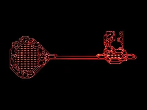 Paradigm of Key Code 스톡 일러스트